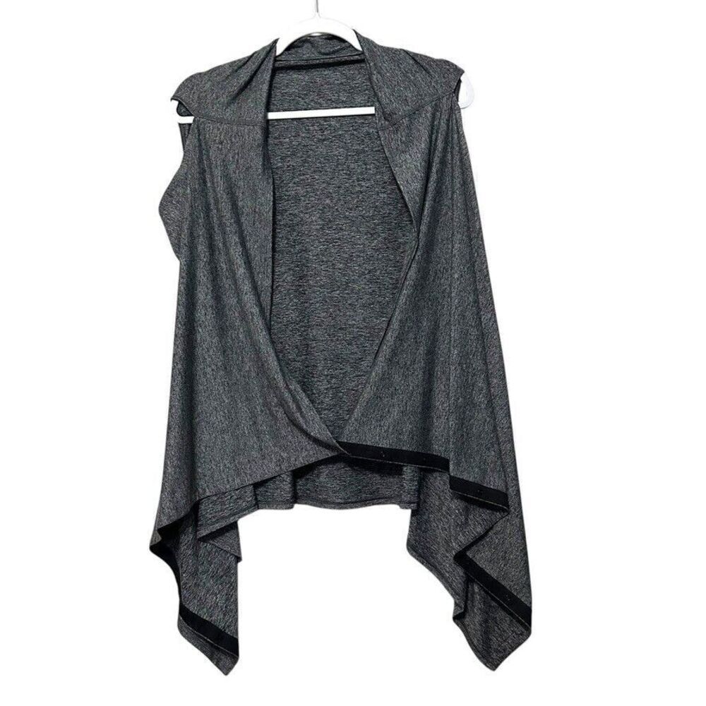 Athleta OM Yoga Wrap Women's One‎ Size Charcoal Gray Sleeveless Stretch Yoga